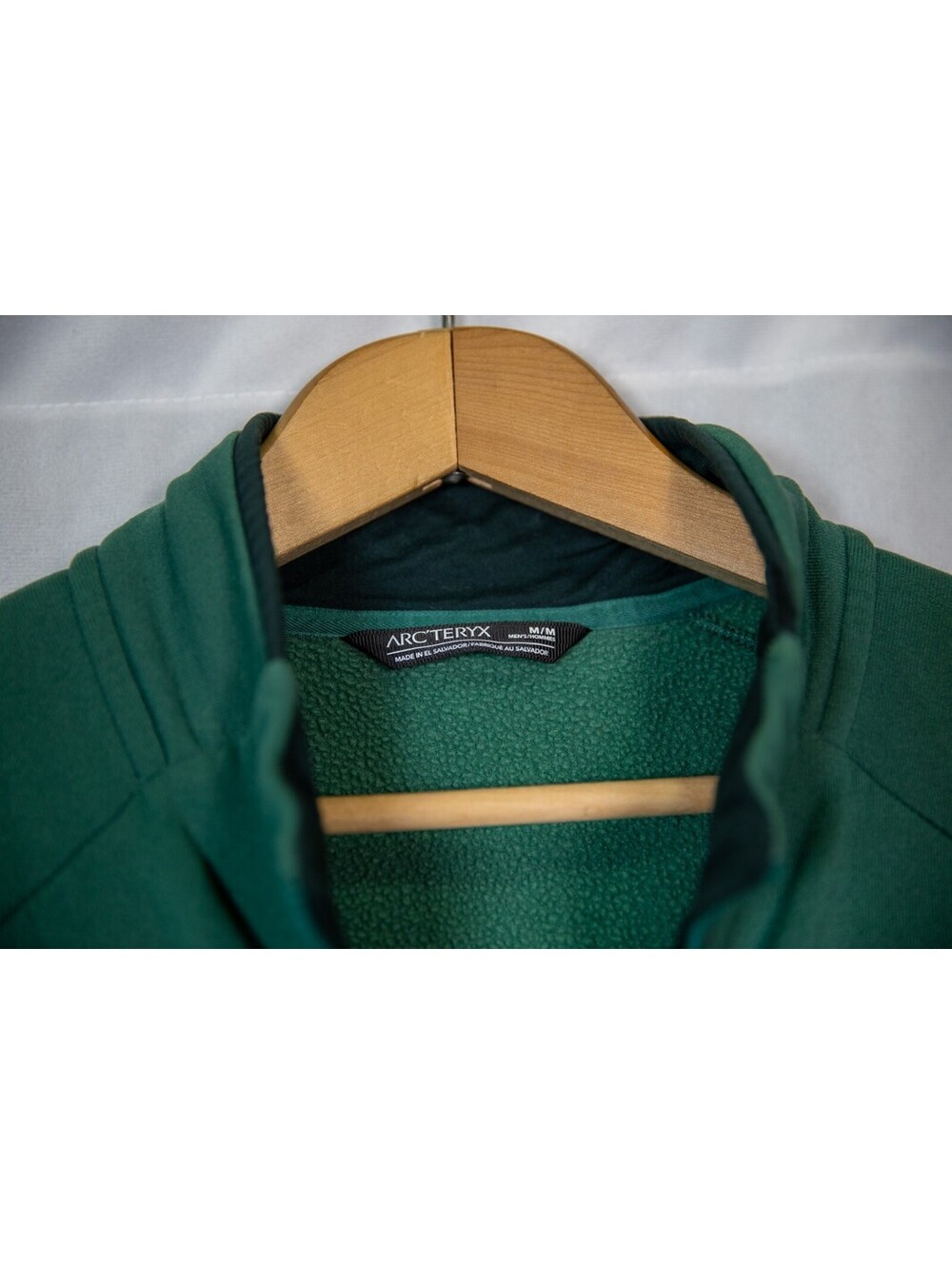 Arc'teryx Kyanite Jacket Green Full Zip Fleece Stretch Midlayer Coat - Men's M - Picture 3 of 9